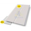 กันสาดดีไลท์ ลอนเรียบ 2 in 1 alloy-gray