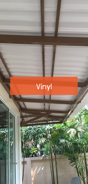 Vinyl roof | light weight, Sound and heat insulation